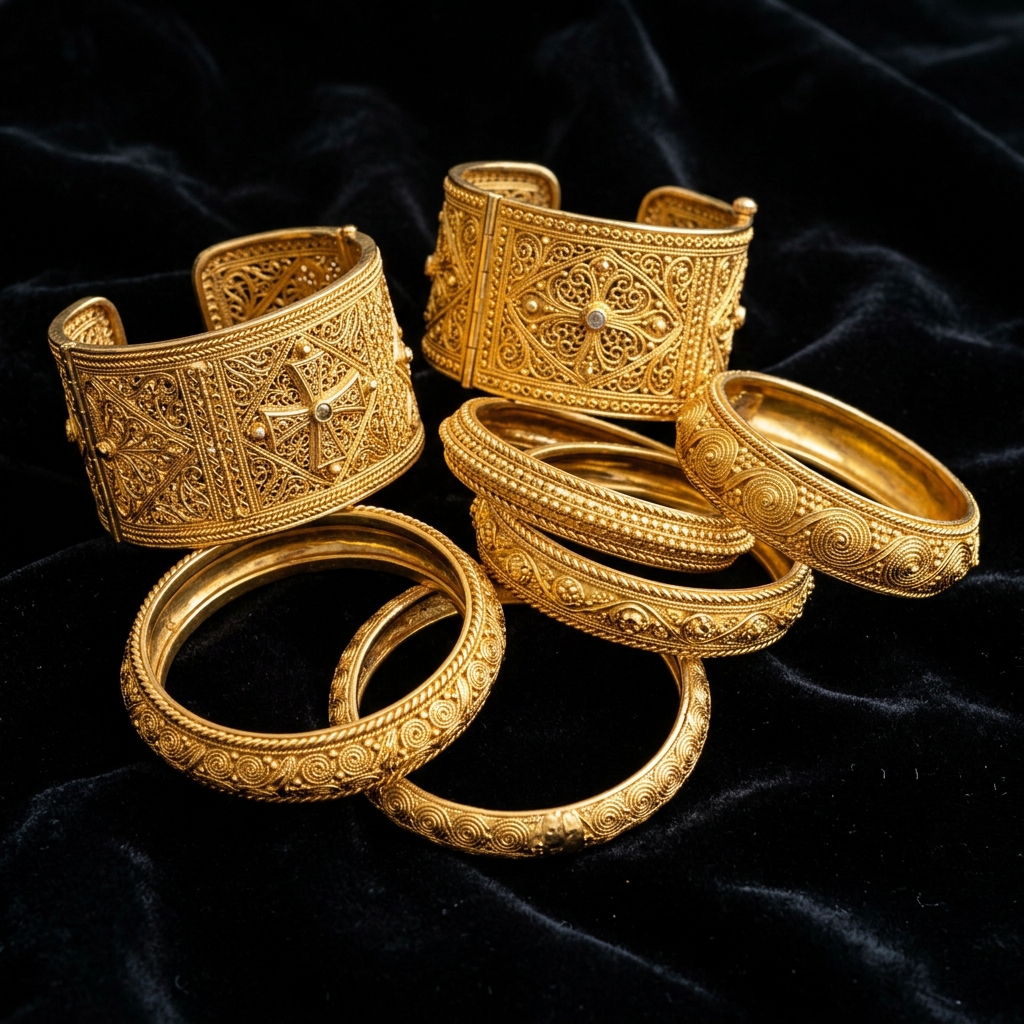 THE BYZANTINE WOVEN CUFFS